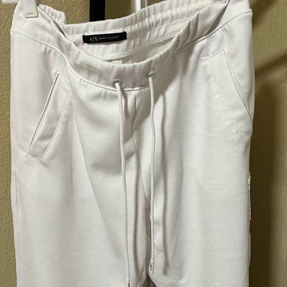 Armani Exchange sweatpants white - Picture 5 of 8